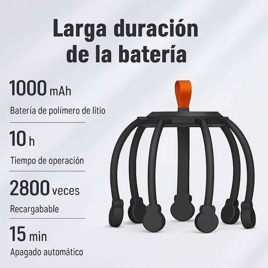Masajeador Eléctrico de Cuero Cabelludo - Guakíaiena