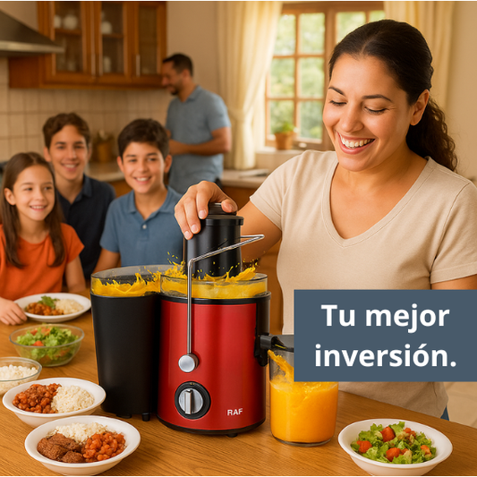 Extractor Exprimidor De Jugo Eléctrico Frutas Color Rojo - Guakíaiena